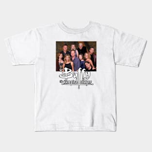 Buffy The Vampire Slayer Tv Series Group Kids T-Shirt